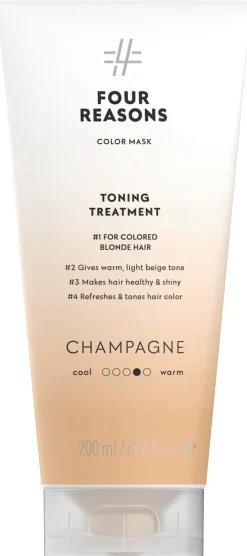 Four Reasons Color Mask Toning Treatment Champange sävyttävä tehohoito 200 ml