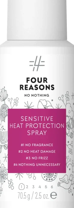 Four Reasons No Nothing Sensitive Heat Protection Spray lämpösuojasuihke 100 ml