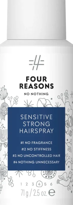 Four Reasons No nothing Sensitive Strong Hairspray hiuskiinne 100 ml
