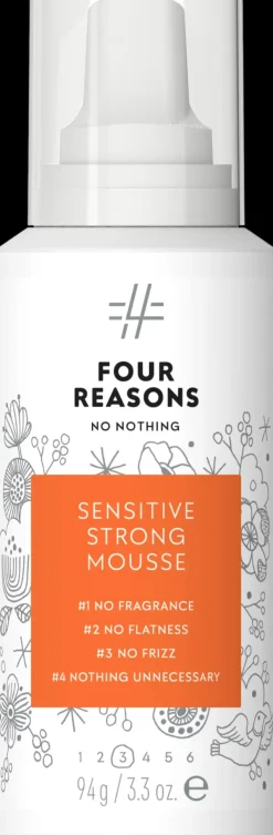 Four Reasons No Nothing Sensitive Strong Mousse muotovaahto 100 ml