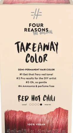 Four Reasons Original Takeaway Color 7.66 Red Hot Chili kestosävyte