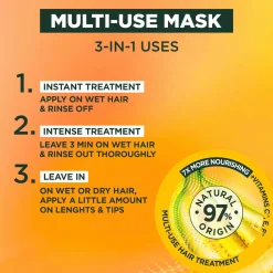 Garnier Fructis Hair Food Banana hiusnaamio kuiville hiuksille 400 ml