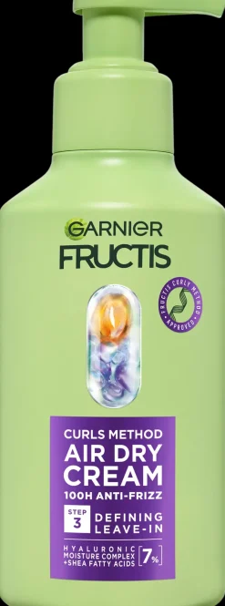 Garnier Fructis Method for Curls Air Dry Cream hiuksiin jätettävä hoitovoide 260ml