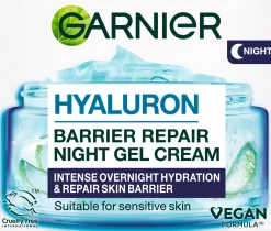 Garnier Hyaluron Barrier Repair Yövoide herkälle iholle 50 ml