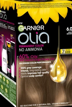 Garnier Olia 6.0 Light Brown kestoväri 174ml