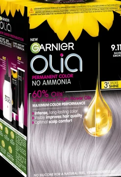 Garnier Olia 9.11 Silver Smoke kestoväri 174ml