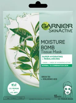 Garnier Skin Active Moisture Bomb kosteuttava kangasnaamio normaalille ja sekaiholle 32g