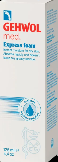 GEHWOL Med express foam pikahoitovaahto jaloille 75 ml