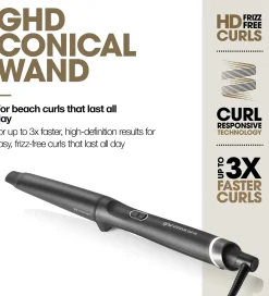 ghd Chronos Curve Conical Wand kiharrin