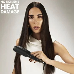 ghd Chronos Max - leveä muotoilurauta musta