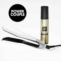 ghd Chronos Max - leveä muotoilurauta valkoinen