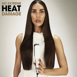 ghd Chronos Max - leveä muotoilurauta valkoinen