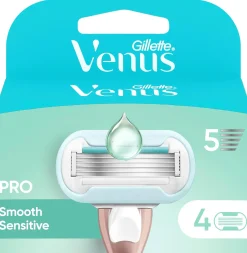 Gillette Venus Pro Smooth Sensitive 4kpl terä