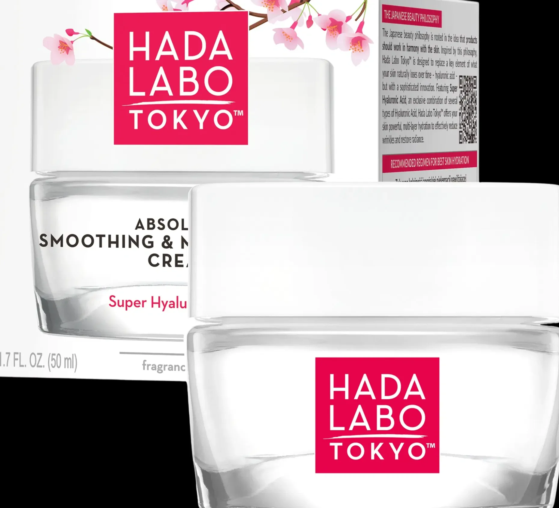 HADA LABO Absolute Smoothing & Moisturising Cream kosteusvoide 50ml