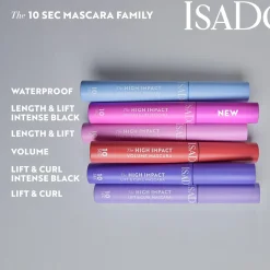 Isadora The 10 Sec High Impact Length & Lift Mascara 02 Intense Black 9 ml