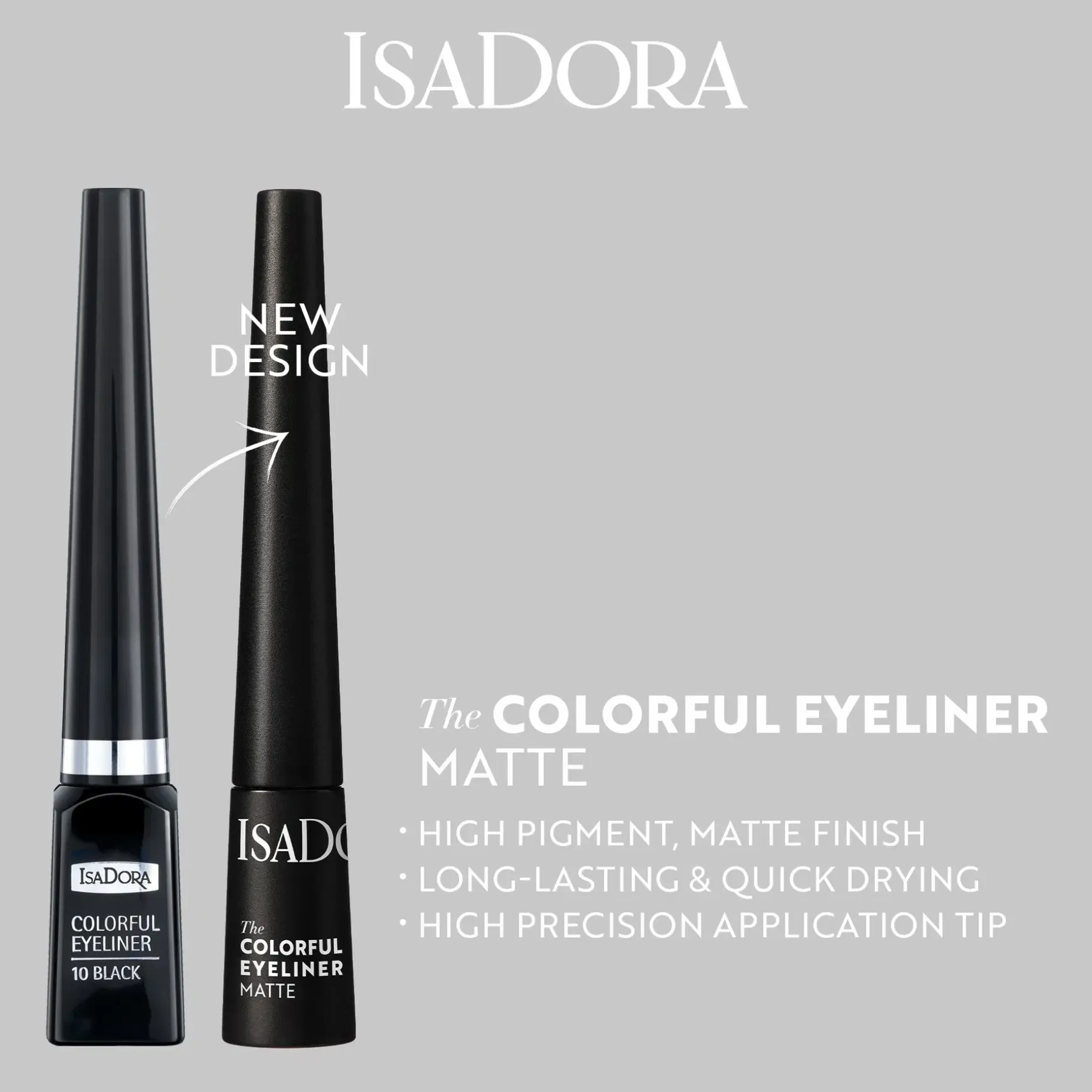 IsaDora The Colorful Eyeliner nestemäinen silmänrajauskynä 2,5 ml