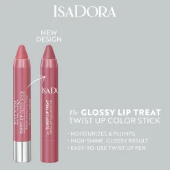 IsaDora The Glossy Lip Treat Twist Up Color Stick huulivoide 3,3 ml