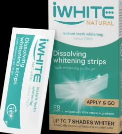 iWhite Natural liukenevat valkaisuliuskat 28 kpl