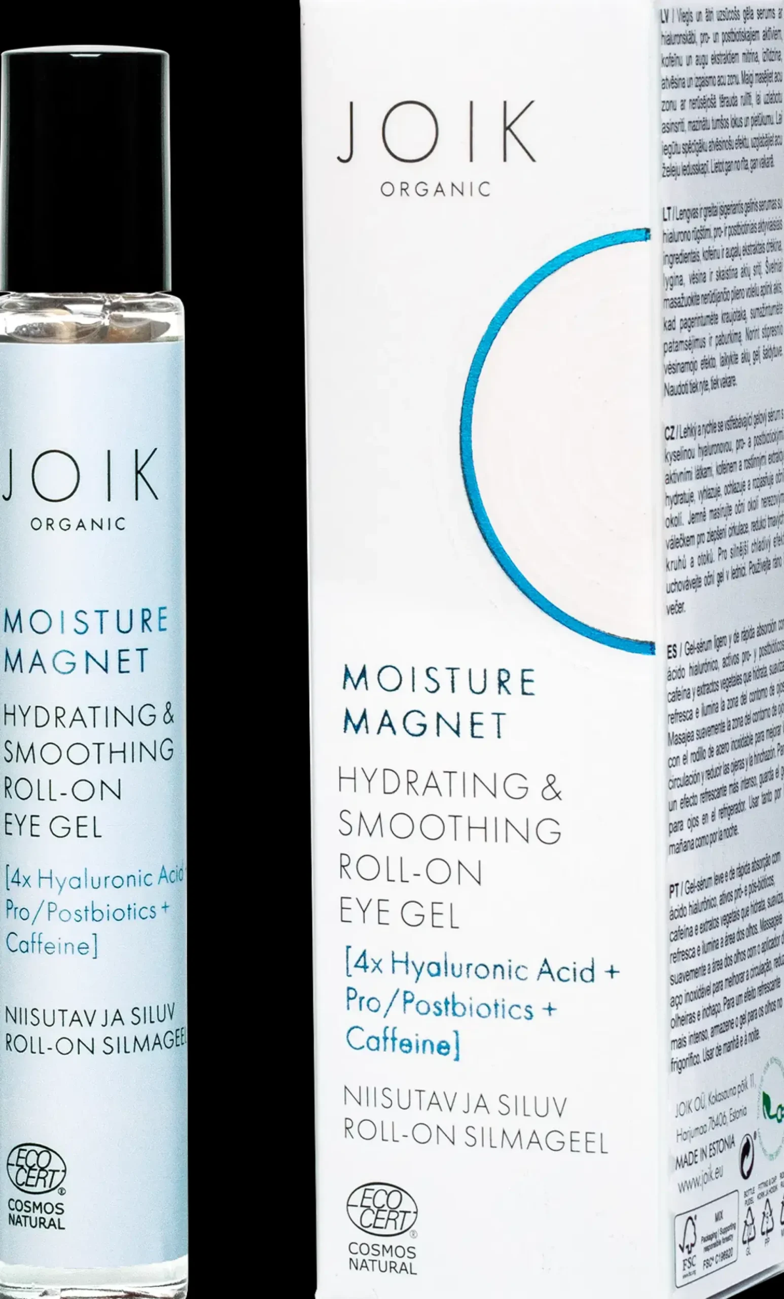 JOIK Moisture Magnet Roll-On Eye Gel silmänympärysseerumi 10 ml