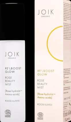 JOIK Organic Re-Boost Glow Rose Beauty Mist Kasvosuihke 50 ml