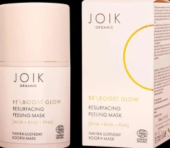 JOIK Organic Re-boost Glow AHA+BHA+PHA Resurfacing Peeling Mask Kuoriva kasvonaamio 50 ml