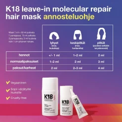 K18 Molecular repair hair mask hiusnaamio 15 ml