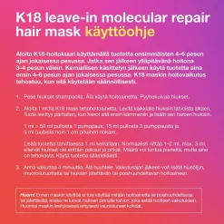 K18 Molecular repair hair mask hiusnaamio 50 ml