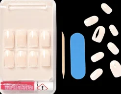 Kiss Nails Salon Acrylic Nude French 28 kpl nail kit, KAN02