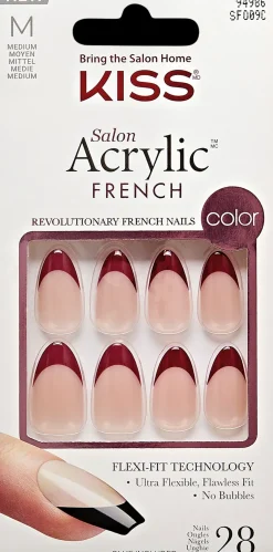 Kiss Salon Acrylic French kynnet - Catchy 28kpl
