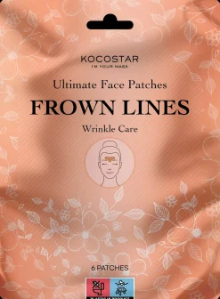 KOCOSTAR Ultimate Face Patches Frown Lines kasvoteipit 6 kpl