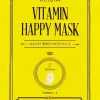 KOCOSTAR Vitamin Happy Mask kirkastava kangasnaamio 1 kpl