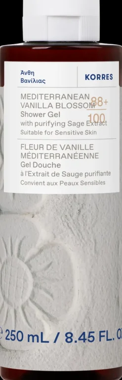KORRES Mediterranean Vanilla Blossom suihkugeeli 250ml
