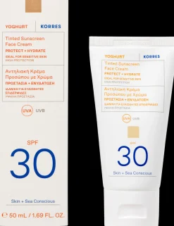 KORRES Yoghurt SPF30 sävyttävä aurinkosuojavoide kasvoille 50 ml