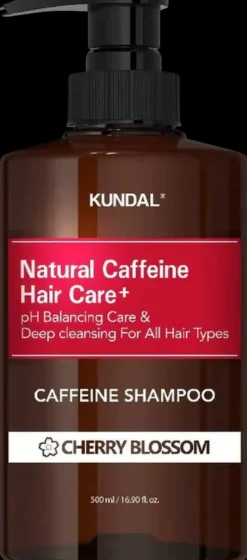 KUNDAL natural caffeine shampoo 500 ml