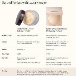 Laura Mercier Real Flawless Luminous Perfecting Pressed Powder puuteri 7,5 g