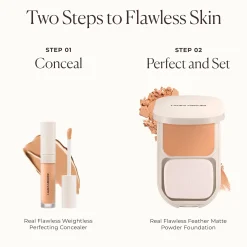 Laura Mercier Real Flawless Feather Matte Powder Foundation meikkipuuteri 7,6 g