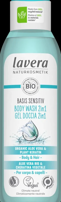 lavera Basis Sensitiv Body Wash 2In1 250 ml