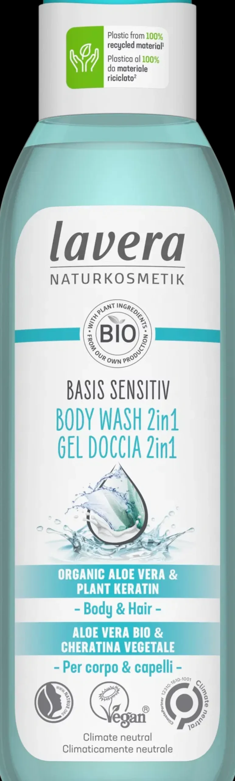 lavera Basis Sensitiv Body Wash 2In1 250 ml