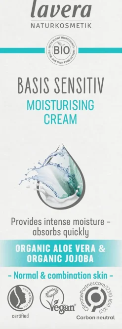 lavera Basis Sensitiv Moisturising Cream 50ml