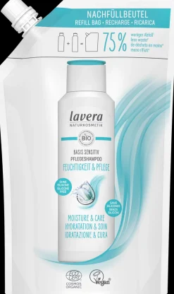 lavera Bs Moisture & Care shampoo täyttöpussi 500 ml