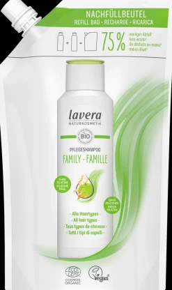 lavera Family shampoo täyttöpussi 500 ml