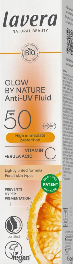 lavera Glow By Nature Anti-UV Fluid SPF50