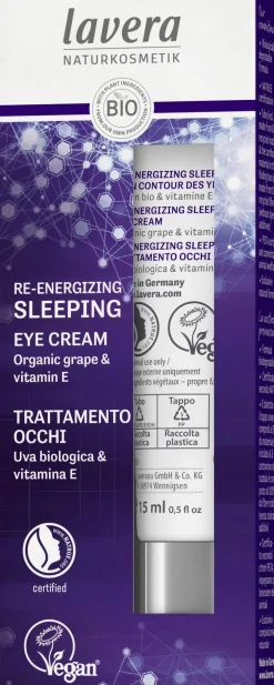 lavera Re-Energizing Sleeping Eye Cream -silmänympärysvoide 15 ml