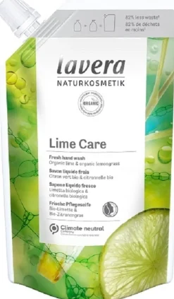 lavera Refill Pouch Lime Care Hand Wash - Lime käsisaippua täyttöpakkaus 500ml
