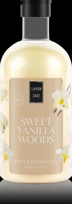 Lavish Care Suihkugeeli Sweet Vanilla Woods 500 ml