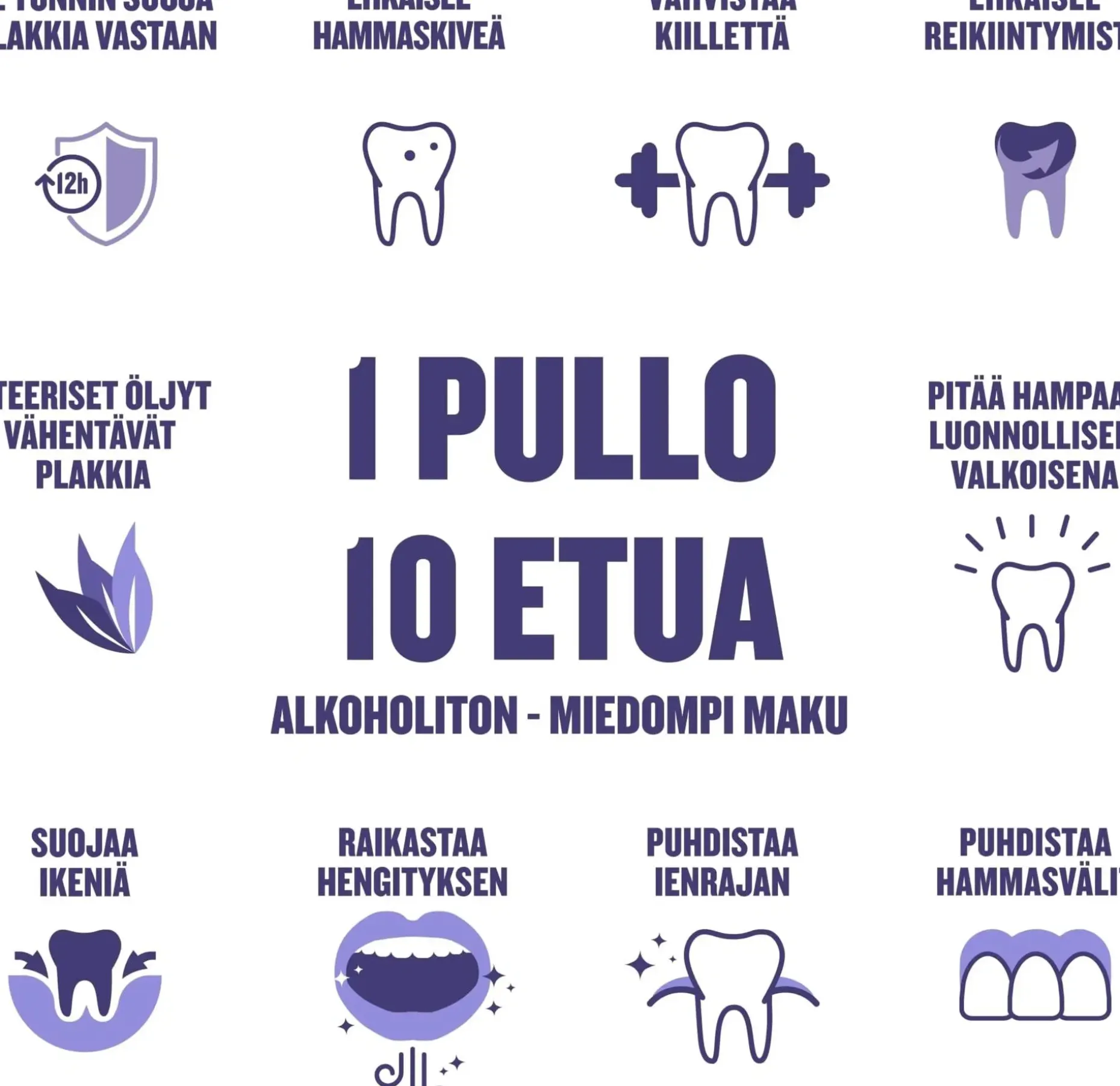 Listerine Total Care Milder Taste suuvesi, 500 ml