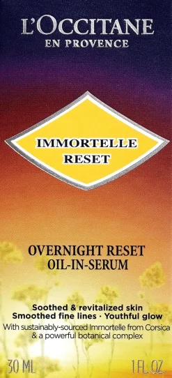 L'Occitane Immortelle Overnight Reset Serum kasvoseerumi 30 ml
