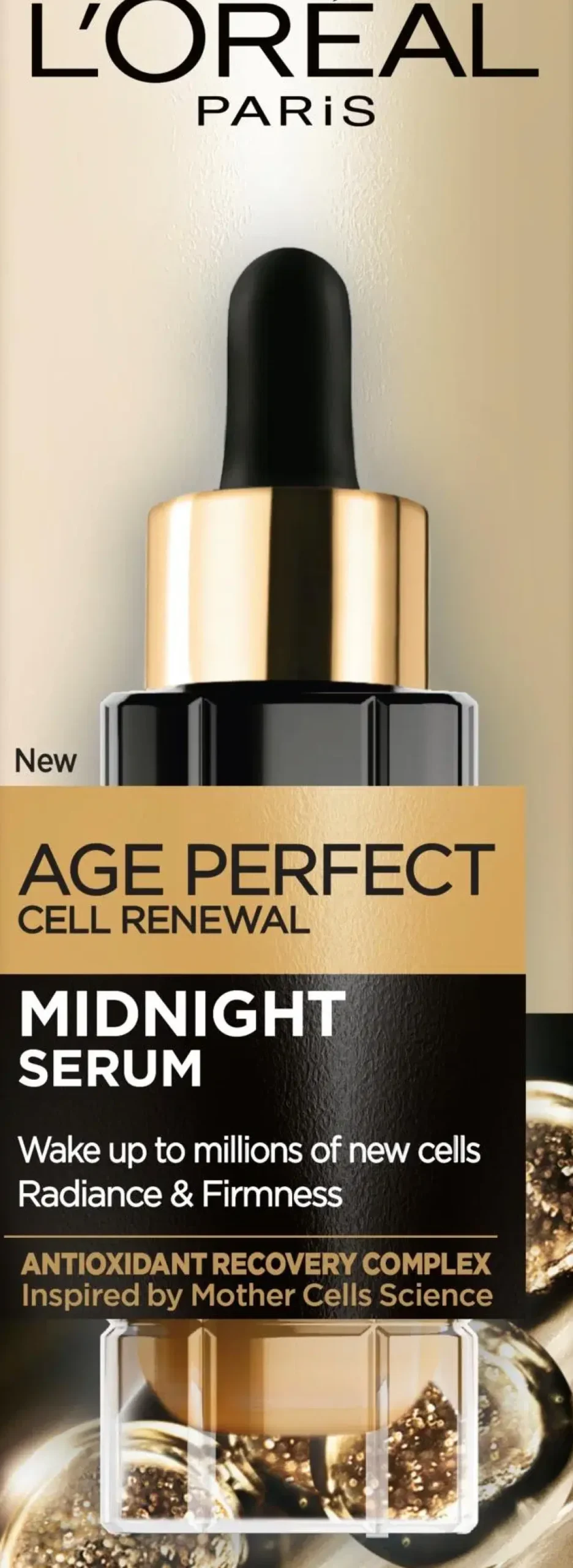 L'Oréal Paris Age Perfect Cell Renewal Midnight Serum heleyttävä yöseerumi 30 ml