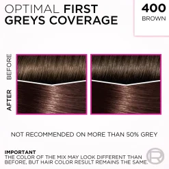 L'Oréal Paris Casting Crème Gloss 400 Brown Keskiruskea kevytväri 1kpl