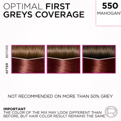 L'Oréal Paris Casting Crème Gloss 550 Mahogany Mahonginruskea kevytväri 1kpl